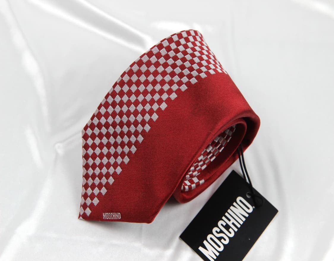 모스키노 8.2cm 미사용 신형 남자 명품 넥타이 상품이미지1
