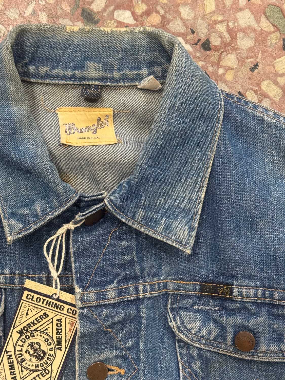 60s Wrangler 124MJ 데님 자켓 (36~38) 상품이미지6