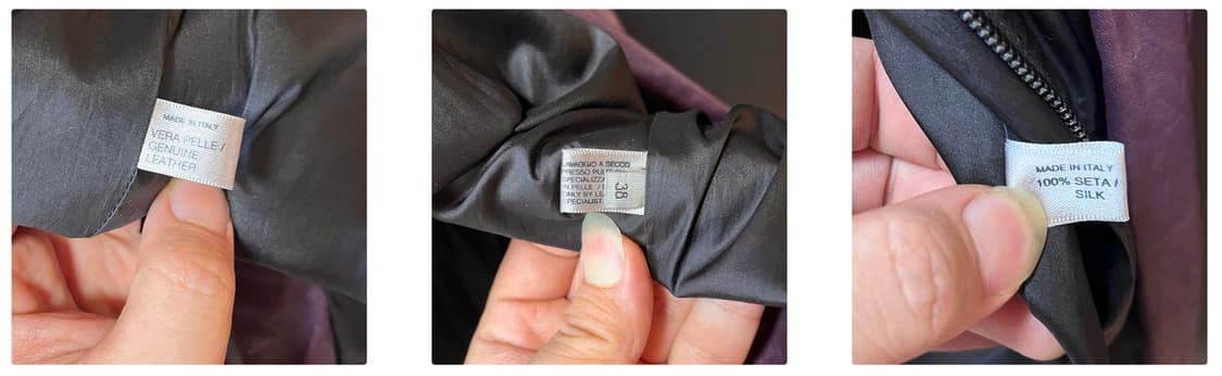 00s 보테가 베네타 레더 자켓 실크 라이닝 IT38 토마스 마이어 상품이미지10