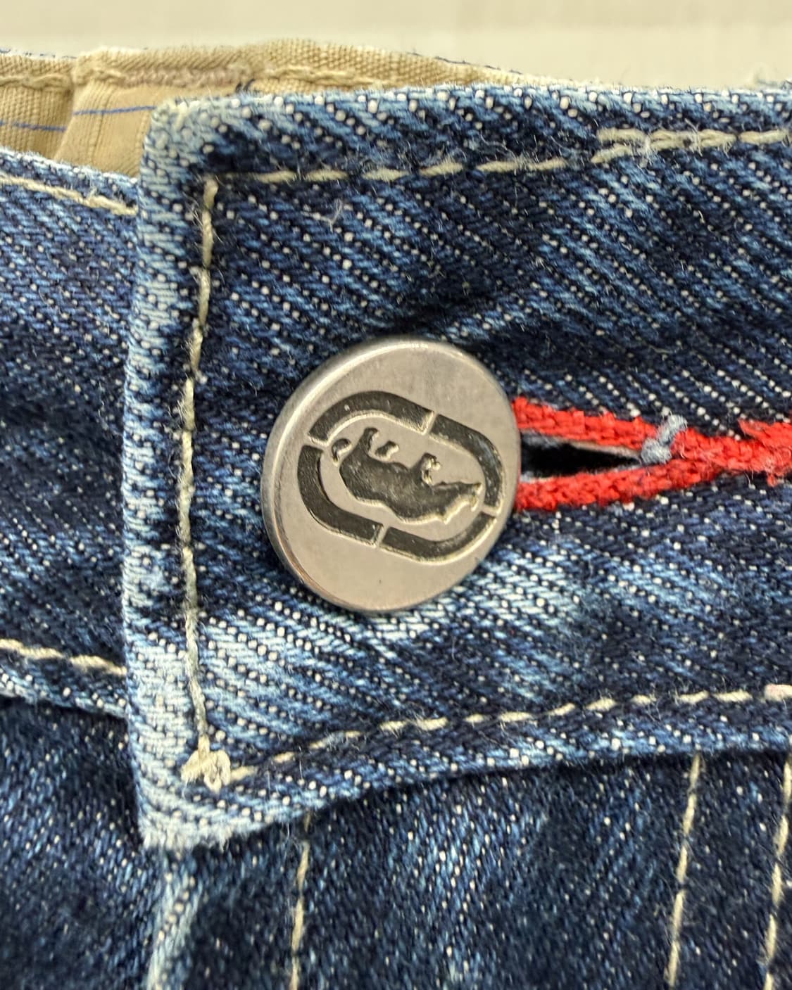 에코 Ecko Unltd 00s 인디고 힙합 데님 팬츠 상품이미지5