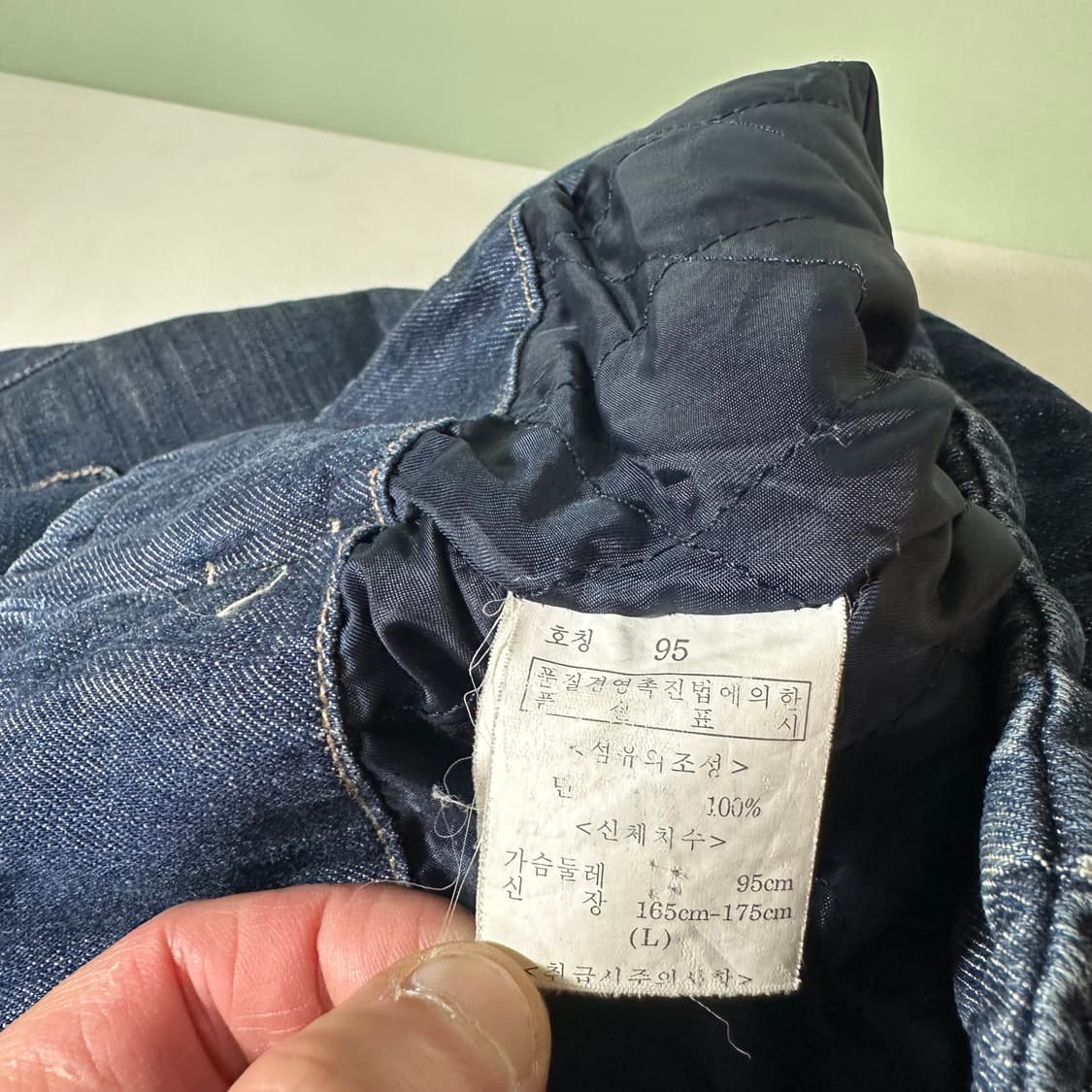 95 M 에드윈 인디고워시드 워크 데님 트러커자켓 청자켓 상품이미지8