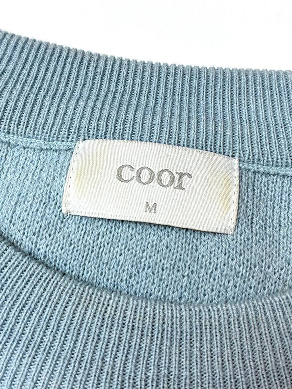 쿠어 Coor 탑필 울 라운드 니트 PN5266 상품이미지6