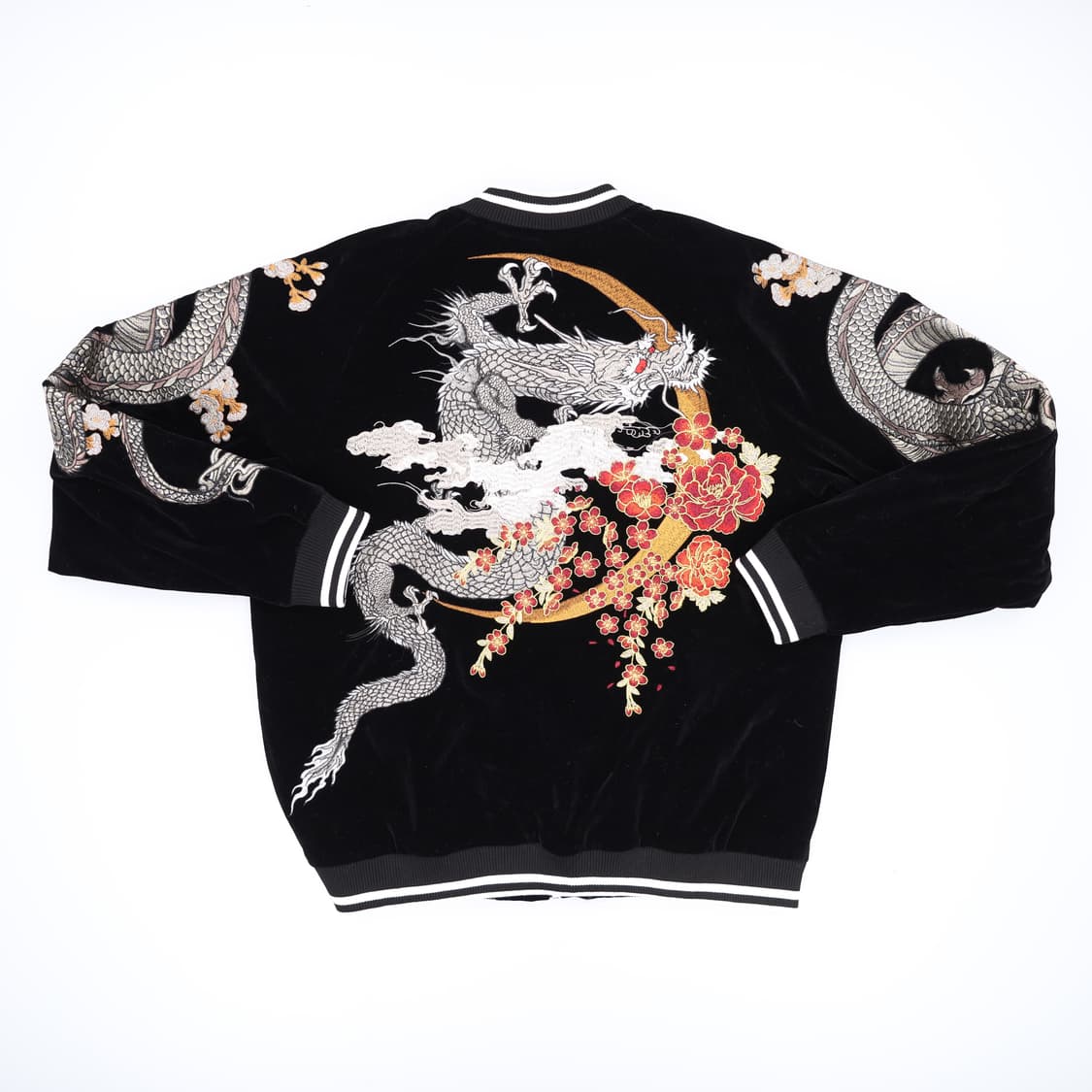 XXL 오니데님 벨벳 드래곤 자켓 0224H1 상품이미지2