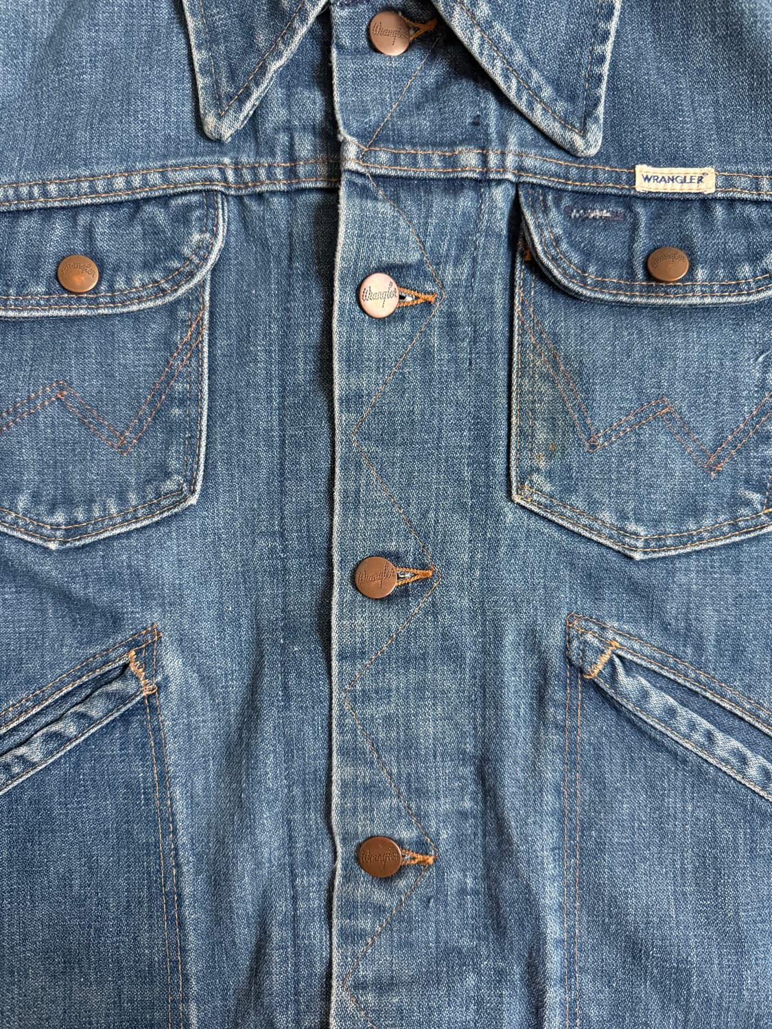 70-80s USA 랭글러 126mj 데님자켓 청자켓 상품이미지5