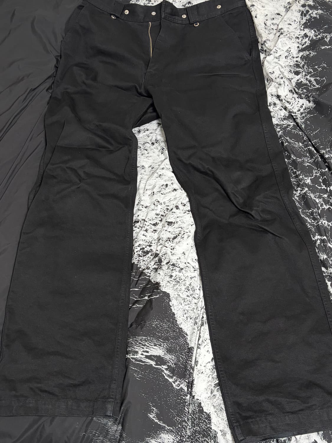 Xl) 컴퓨터 포맷 스커트 트라우져 블랙 상품이미지4