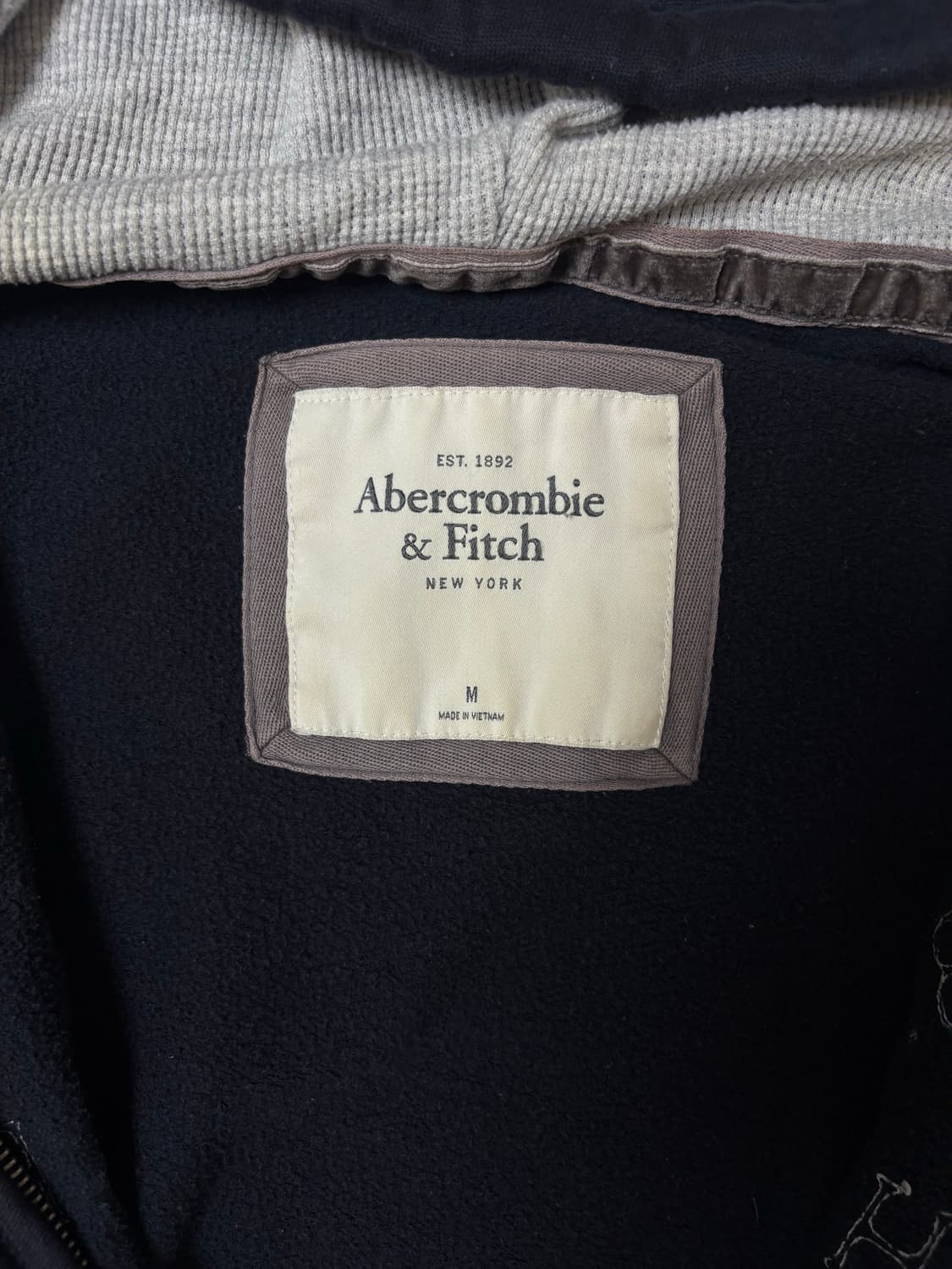 아베크롬비 후드집업 네이비 M 상품이미지4