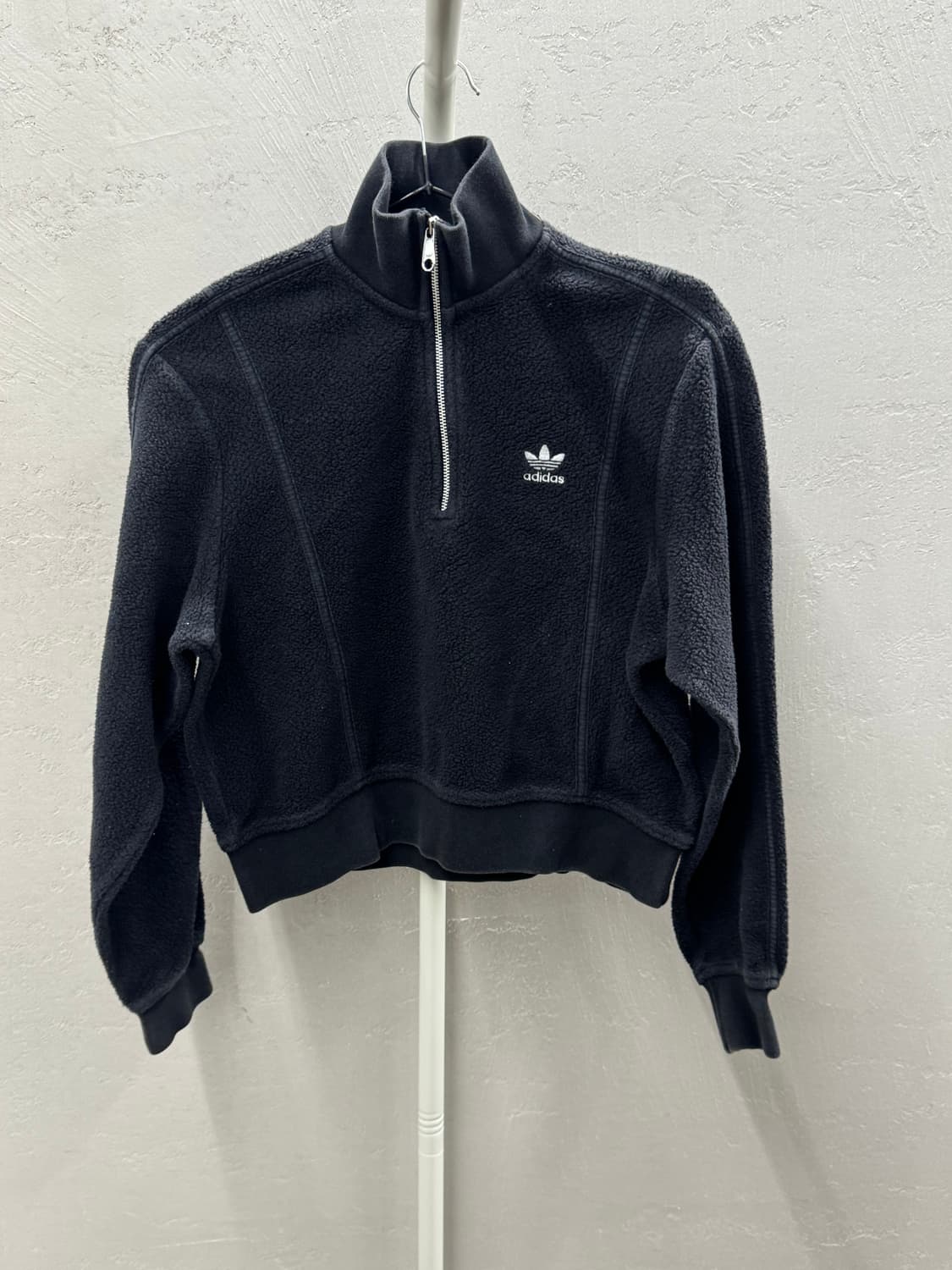 아디다스 블랙 하프집업 플리스 S 상품이미지2