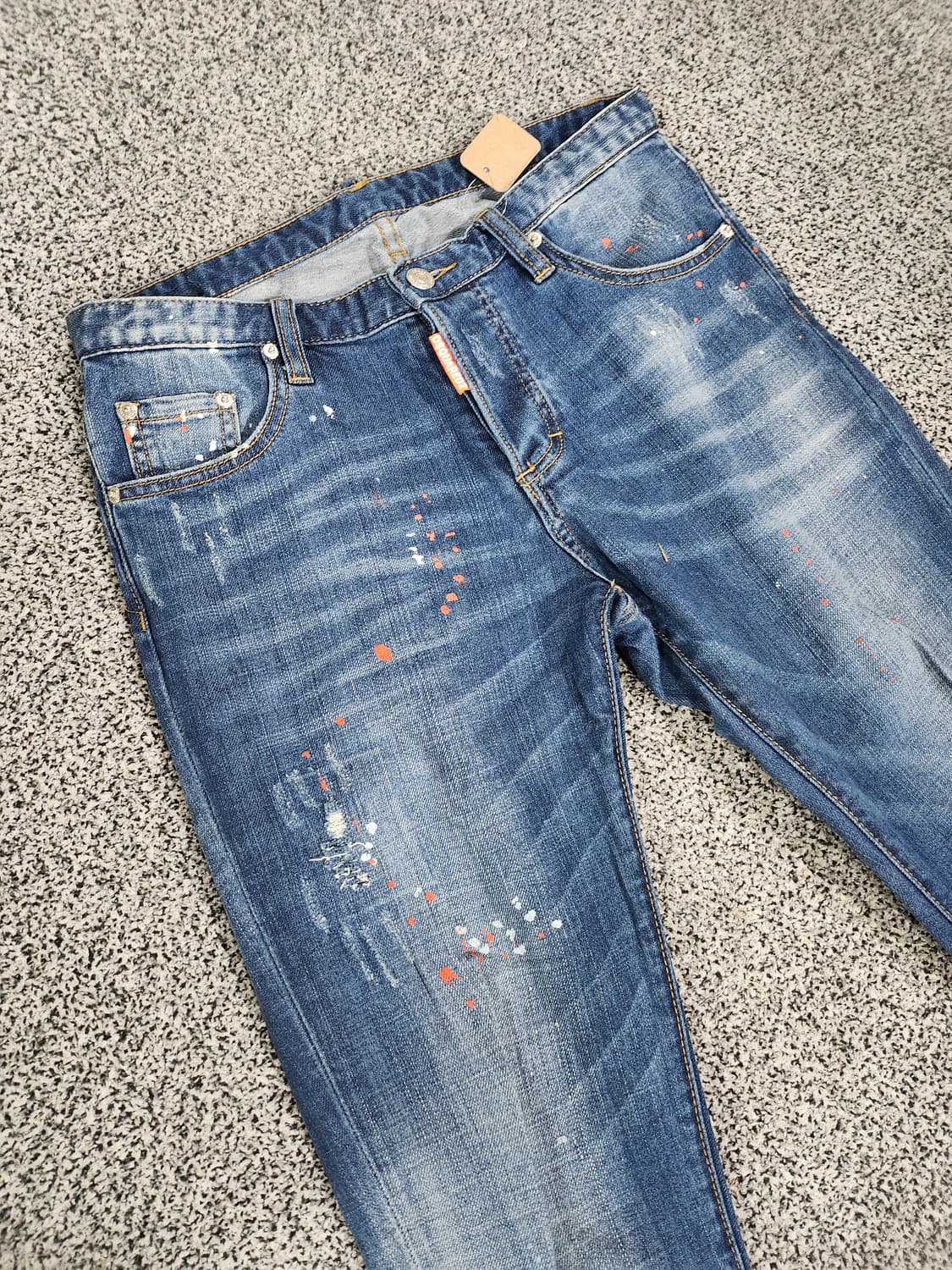 //디스퀘어드2 스타일 페인팅 워싱진 42 상품이미지2