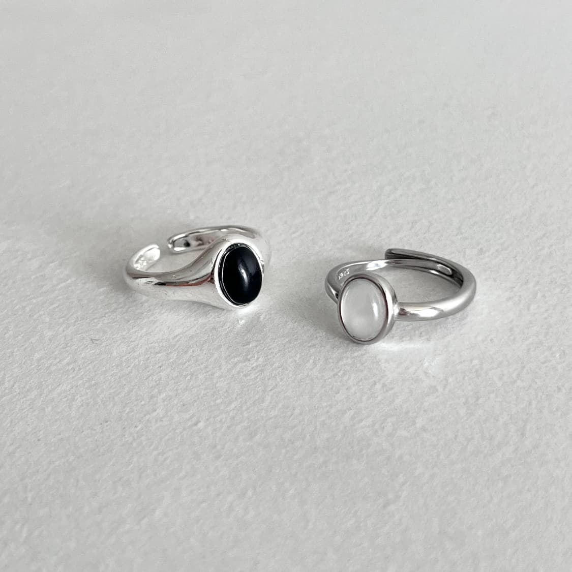 원석 반지 2종 상품이미지2