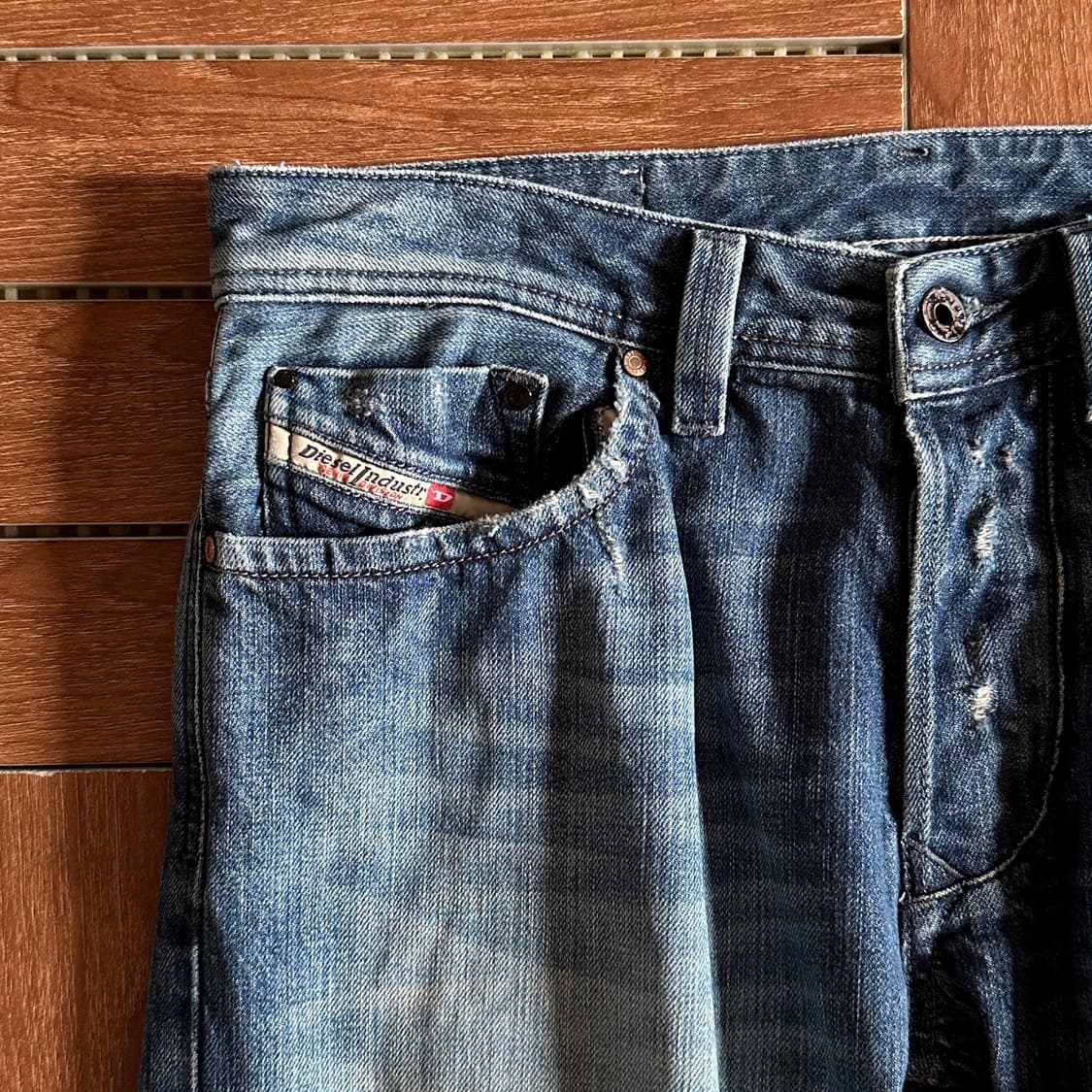 Diesel larkee cotton denim pants 상품이미지3