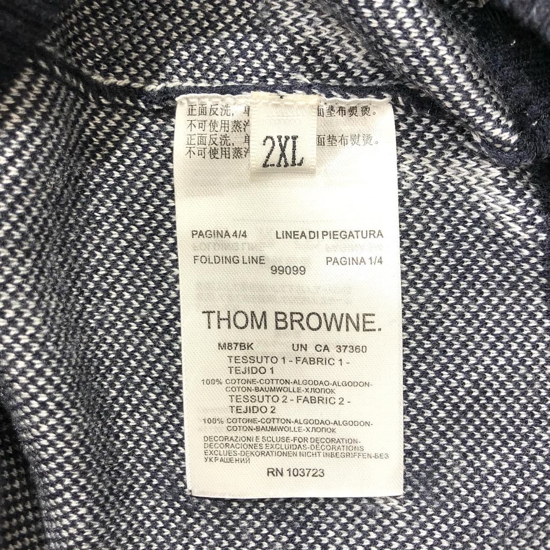 톰브라운 돌고래 니트 XXL 상품이미지9