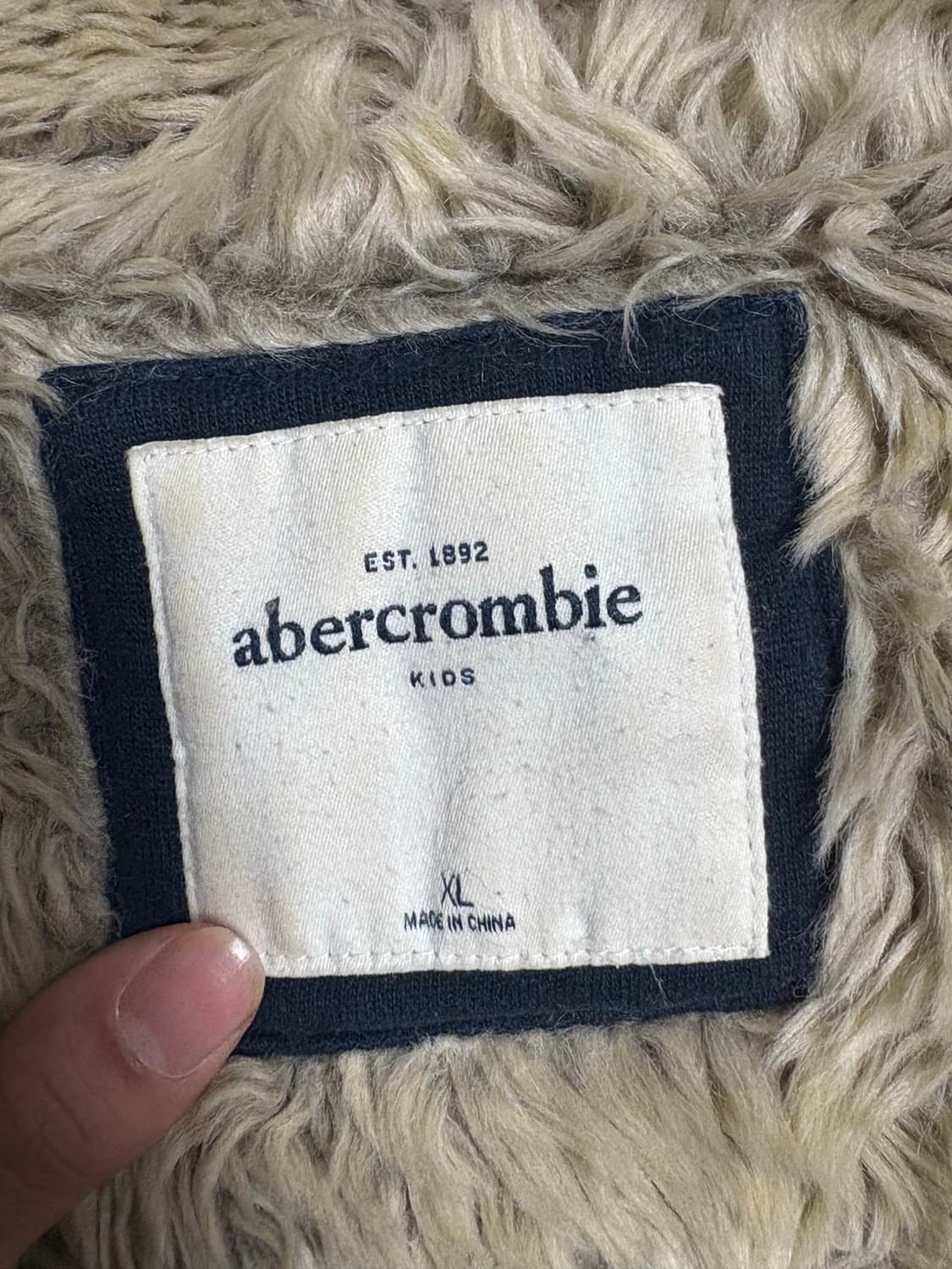 아베크롬비 풀 퍼 울프조 y2k 후드집업 네이비 상품이미지2