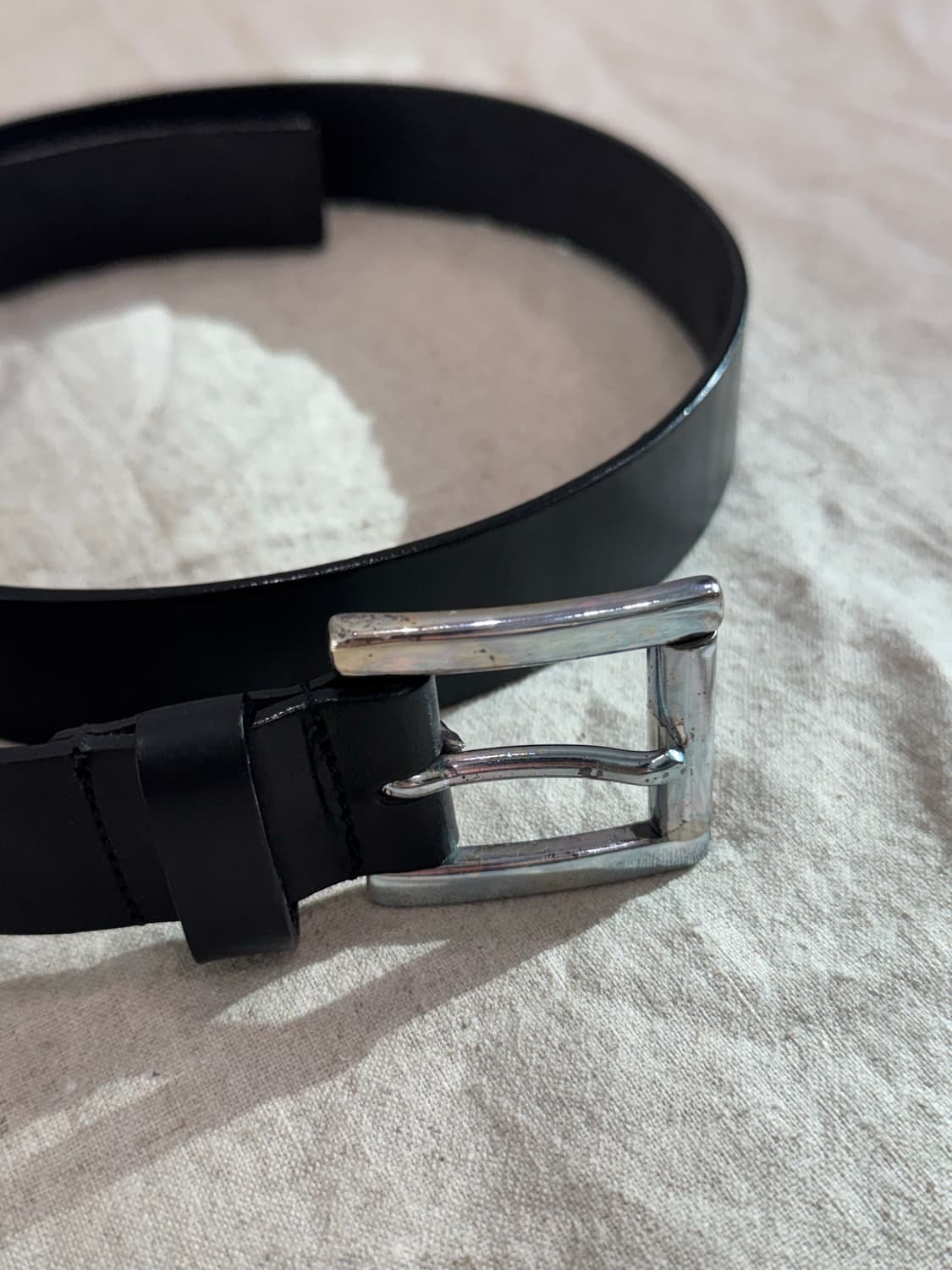 요지야마모토 뿌르 옴므 레더 벨트 상품이미지4