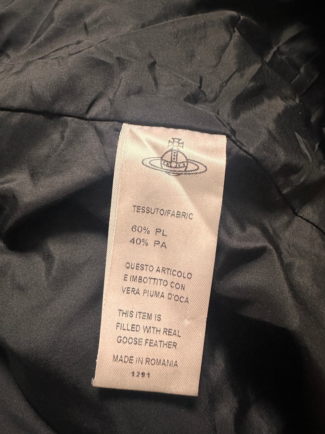 비비안웨스트우드 패딩 앵글로매니아 2버튼 상품이미지9