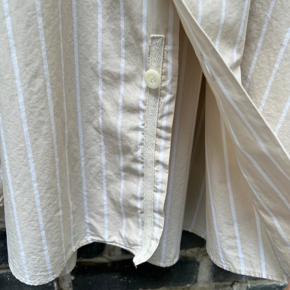 단톤 스트라이프 셔츠 원피스 상품이미지6