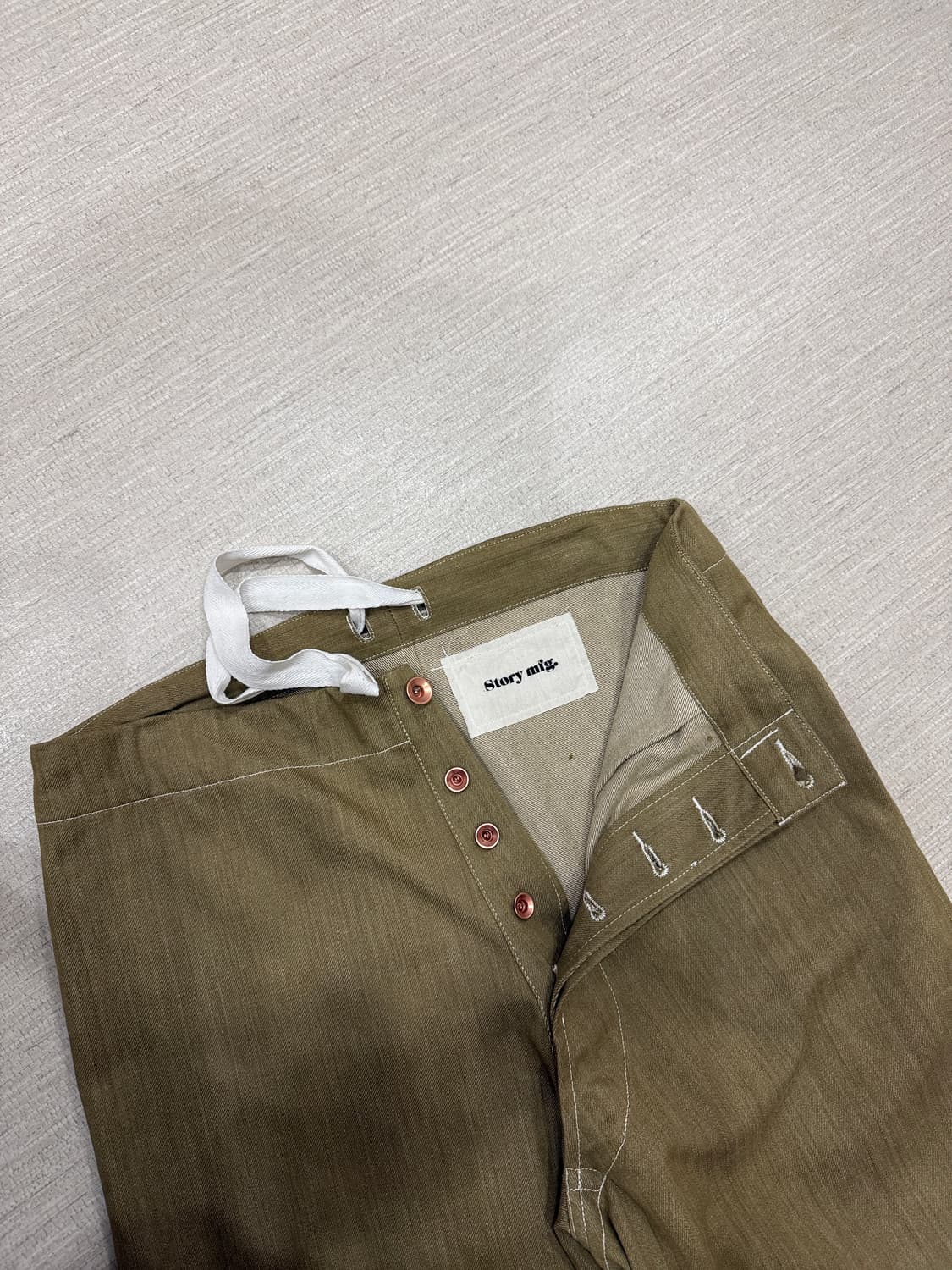 stroy mfg 브리티시 셀비지 오가닉 데님 상품이미지6