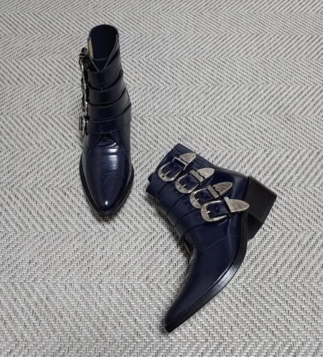 토가 TOGA PULLA 웨스턴 부츠 네이비 / 36 (230) 상품이미지2