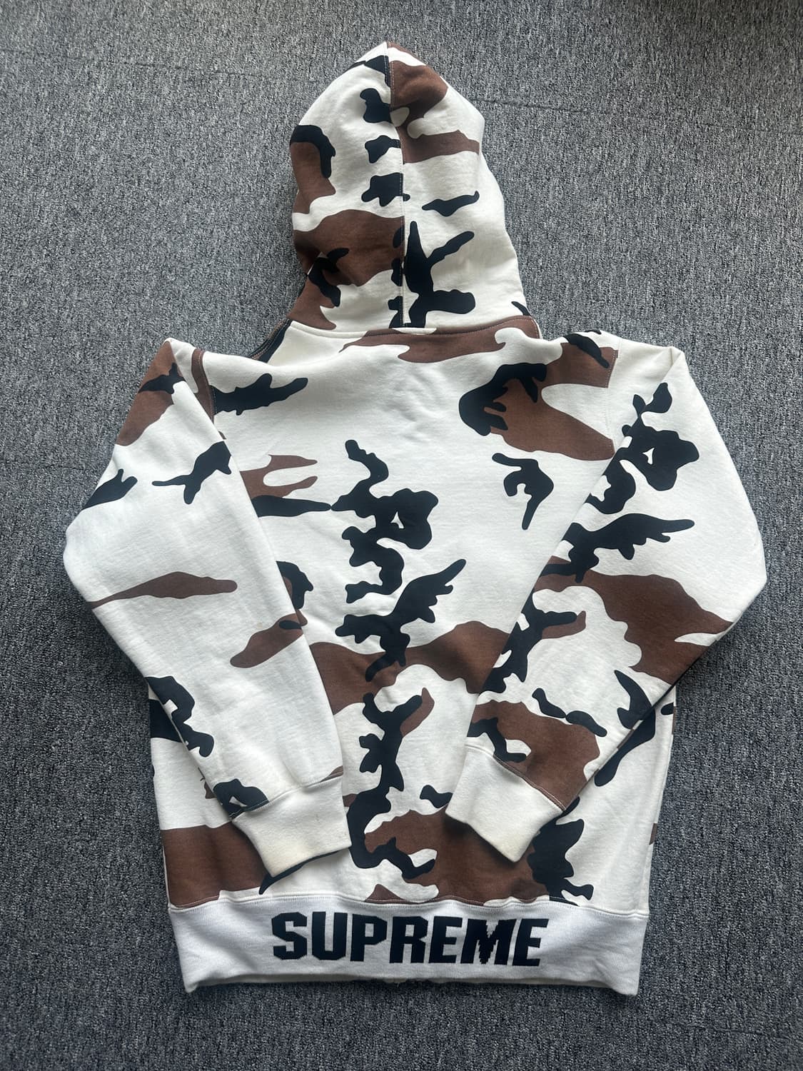 [L] 16FW 슈프림 립 로고 후드 집업 상품이미지2