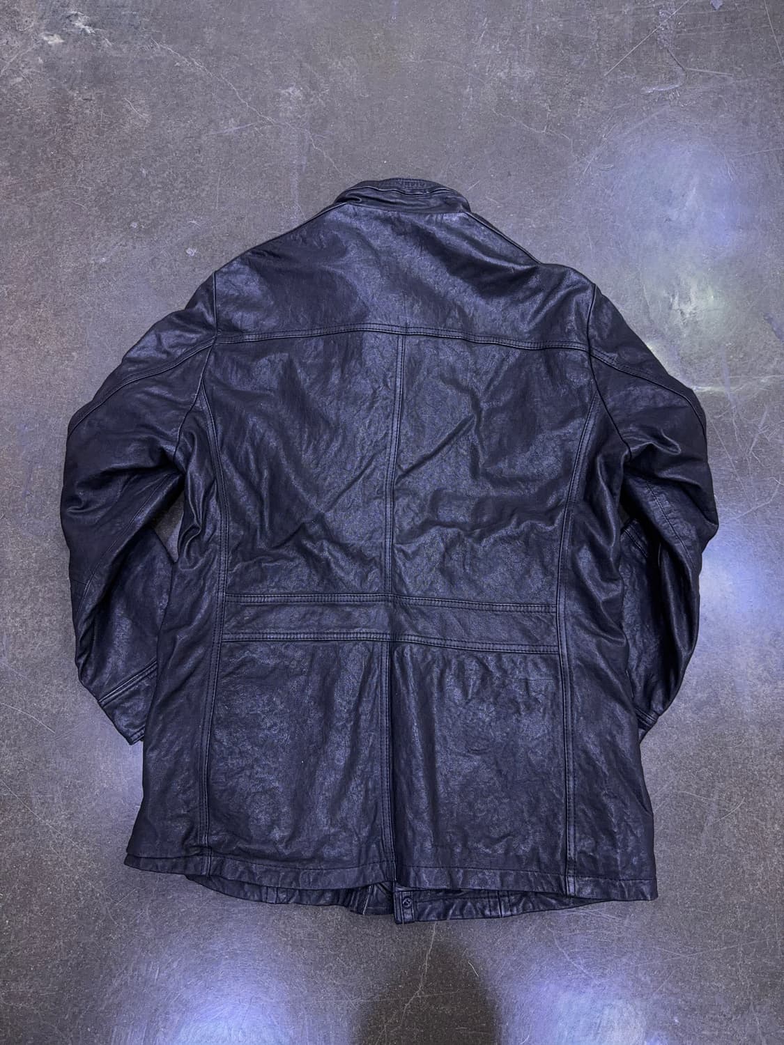 올젠 양가죽 4포켓 야상 디자인 사파리 견장 가죽자켓 100 상품이미지2