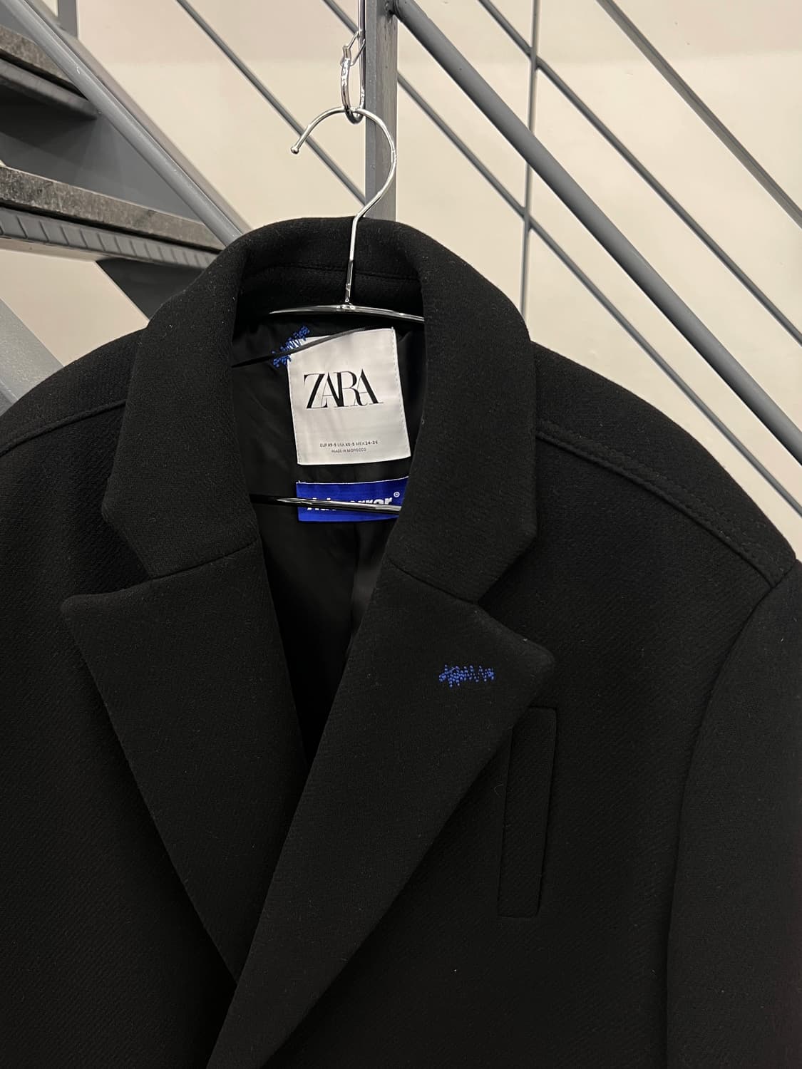 자라 X 아더에러 오버사이즈 울 코트 상품이미지3