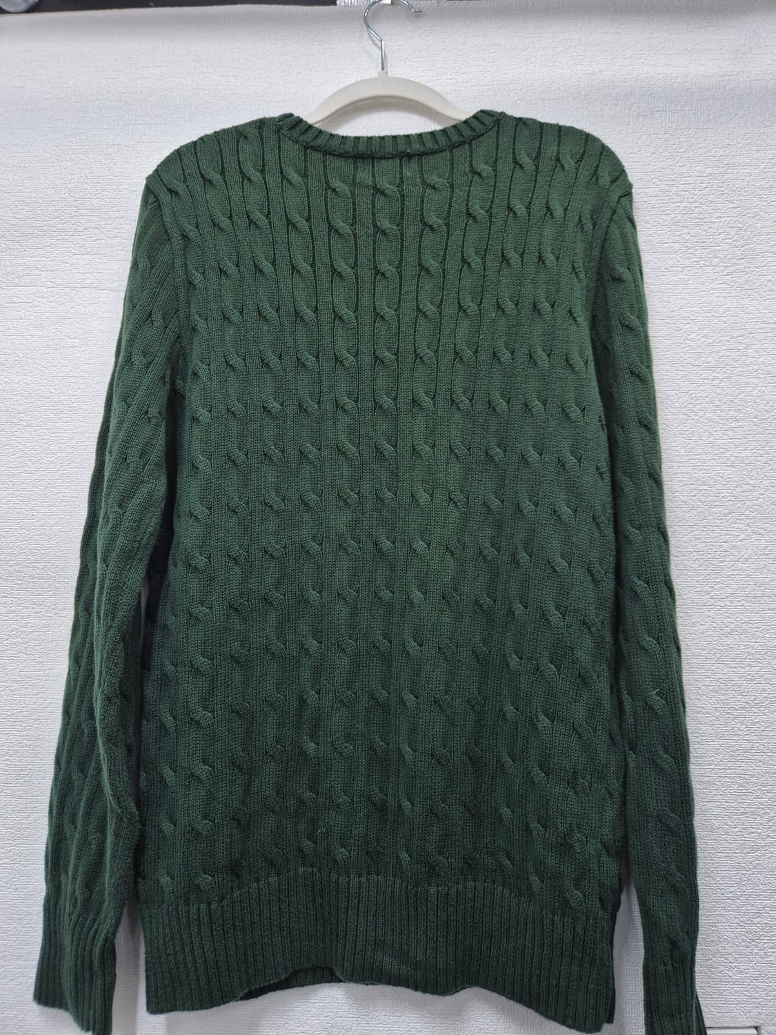 폴로 랄프로렌 케이블 니트 그린 / 95(정품) 상품이미지2