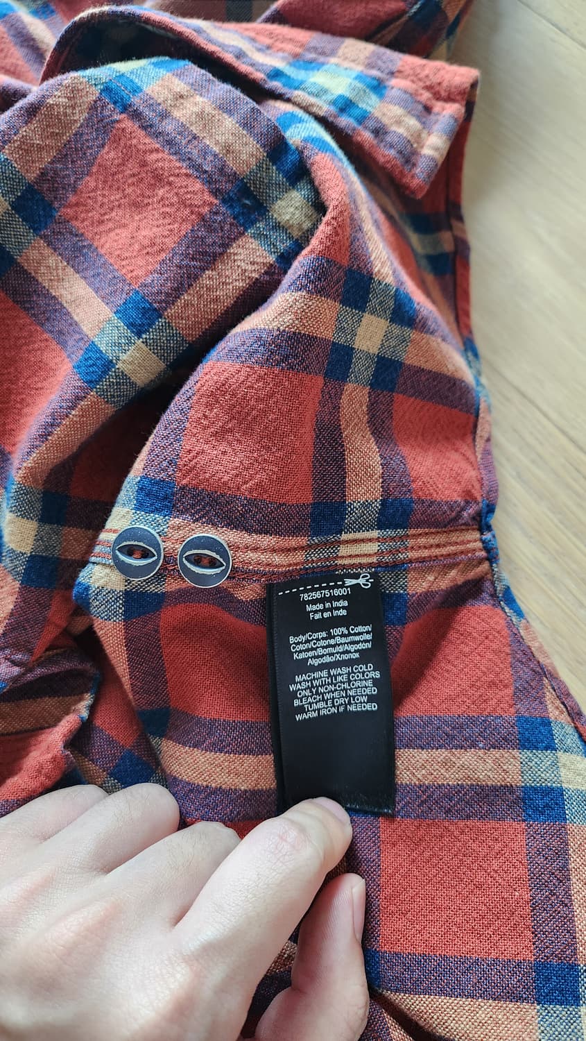 rrl 더블알엘 체크 셔츠 s 상품이미지5