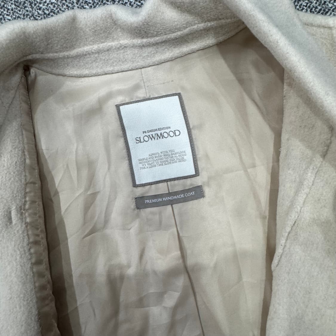 슬로우무 울 더블 코트 상품이미지7