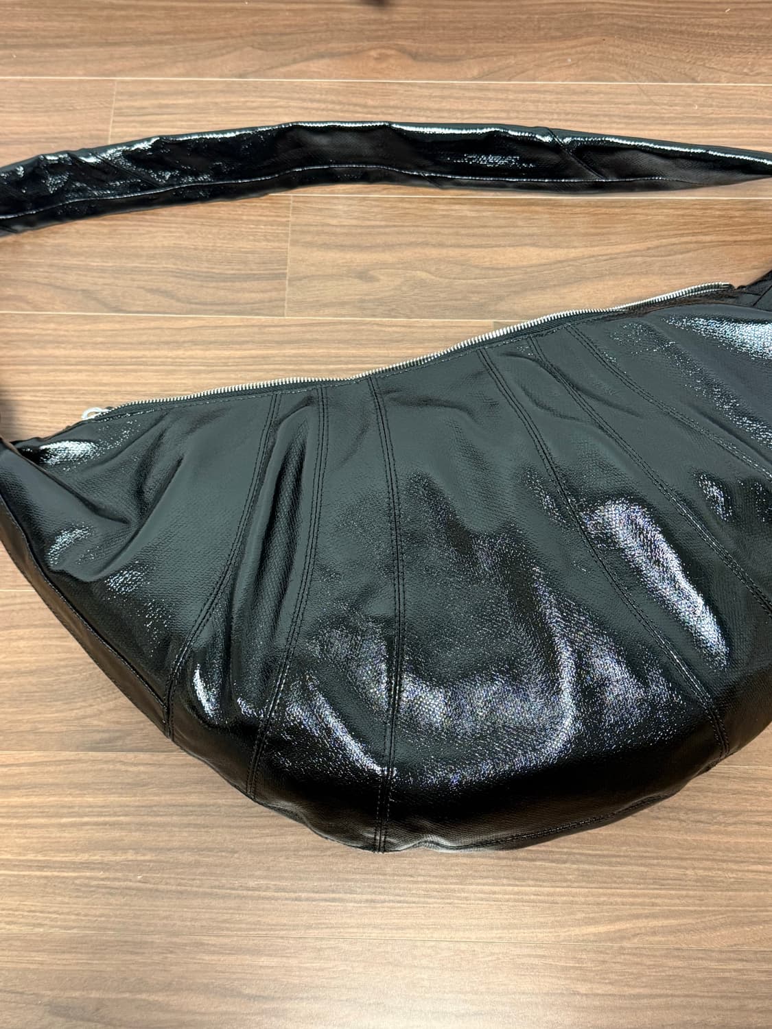 르메르 코티드코튼 라지 크루아상 블랙 상품이미지1