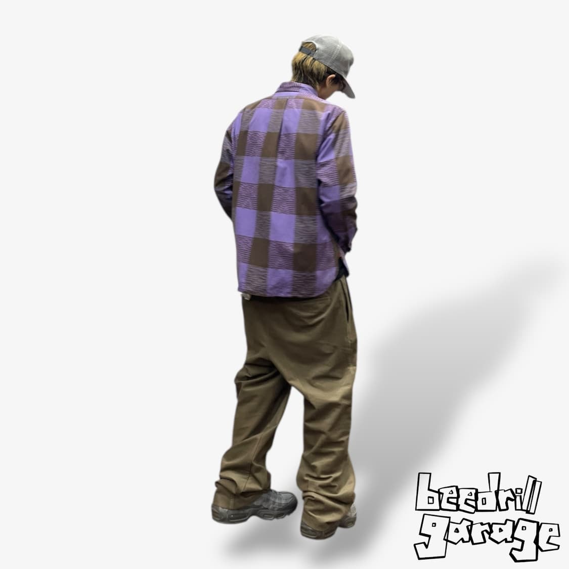 90s 네펜데스 hoggs 에스닉 자카드 체크셔츠 상품이미지1