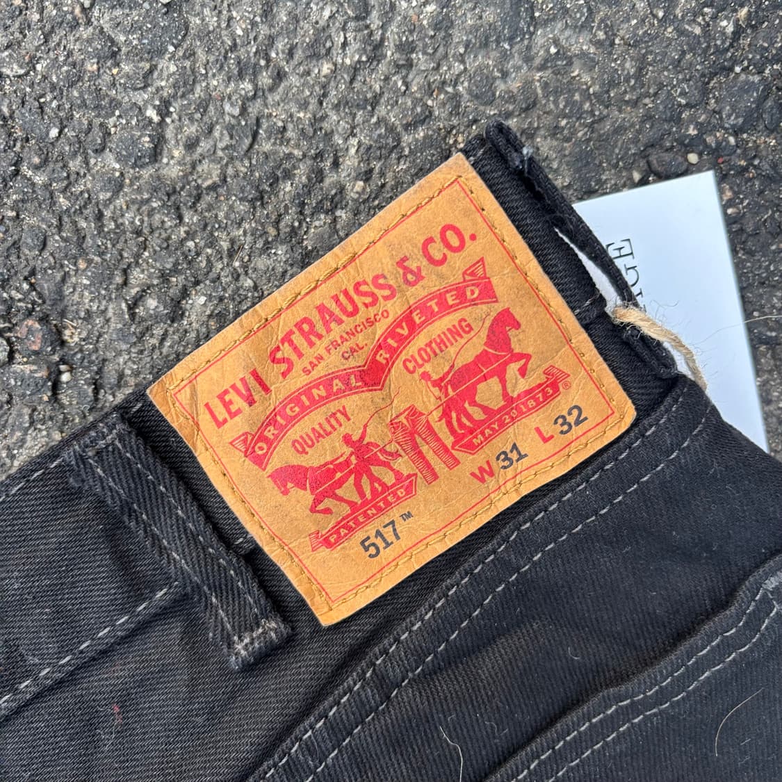 리바이스 517 부츠컷 블랙 상품이미지10