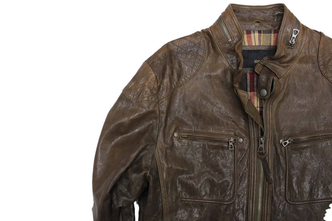 Series 시리즈 램스킨 싱글 레더 자켓 상품이미지4