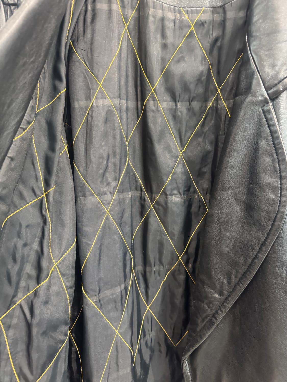 vintage 램스킨 오버핏 하프코프 상품이미지8