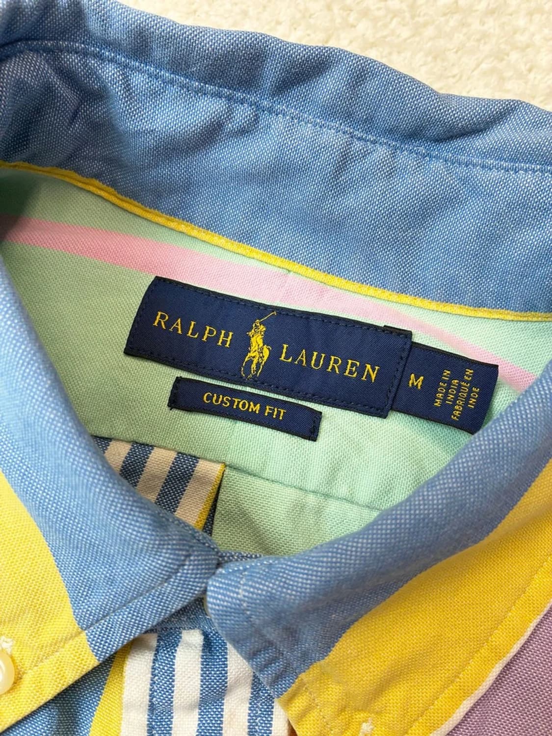 폴로 랄프로렌 멀티 컬러 스트라이프 옥스퍼드 셔츠 PN5856 상품이미지8