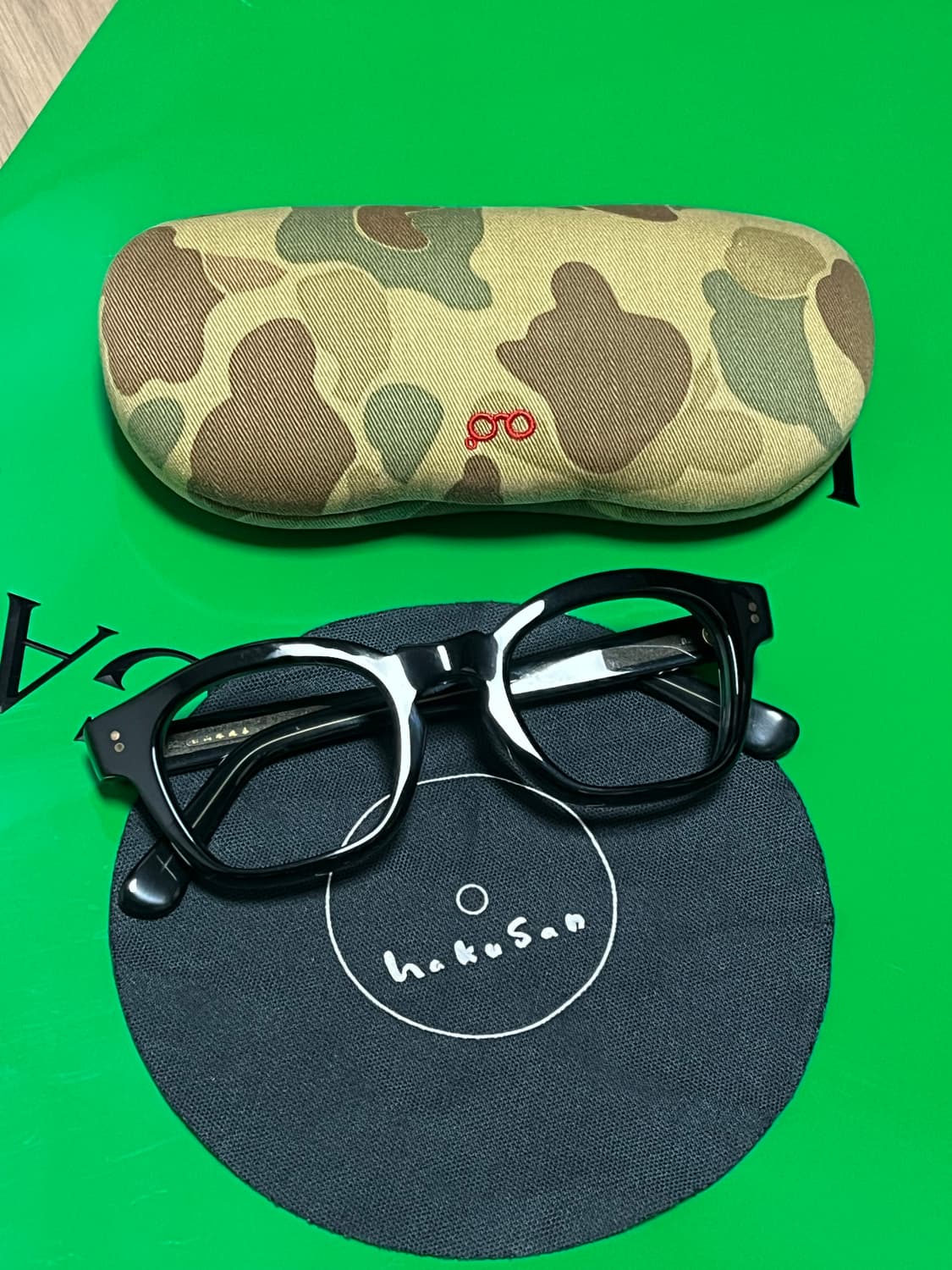 하쿠산 블랙 뿔테 상품이미지1