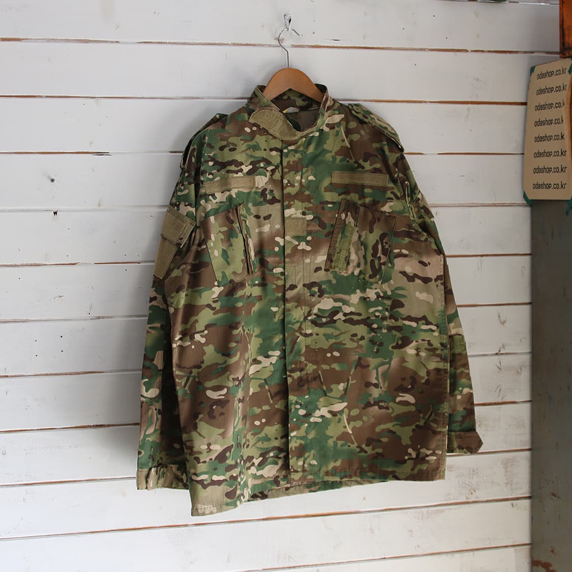 (착용컷) U.S.ARMY 립스탑 컴뱃 자켓 (남성용 110) 상품이미지1
