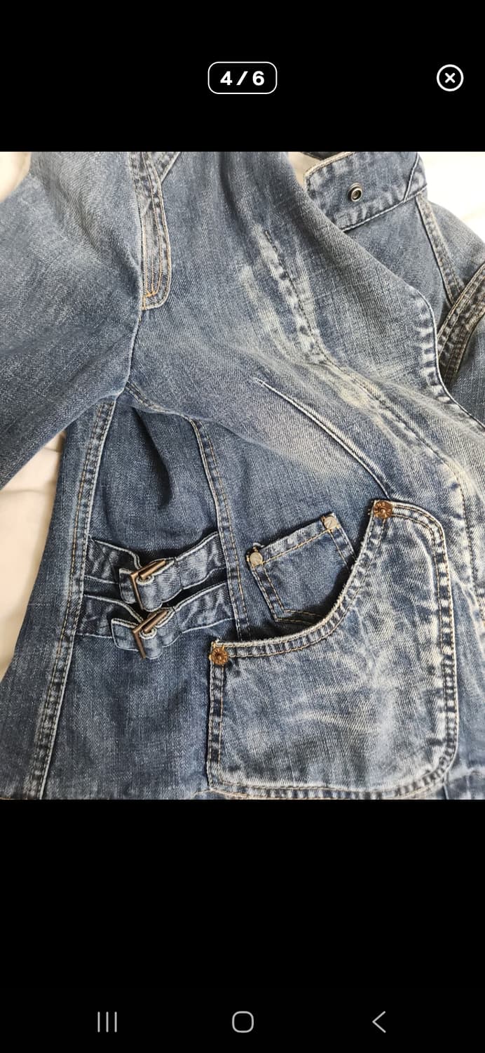 Y2k & punk mood denim jacket 펑크 청자켓 상품이미지3