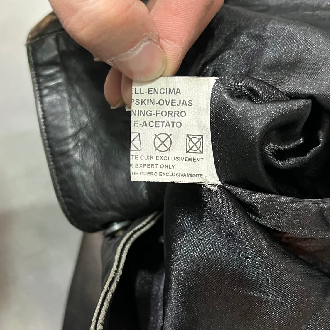  alain manoukian 빈티지 레더 카코트 y14974 상품이미지9