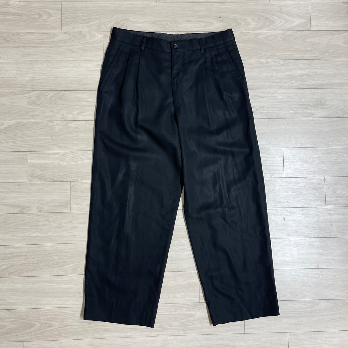 Issey miyake 이세이 미야케 투턱 와이드 슬랙스 팬츠 상품이미지1