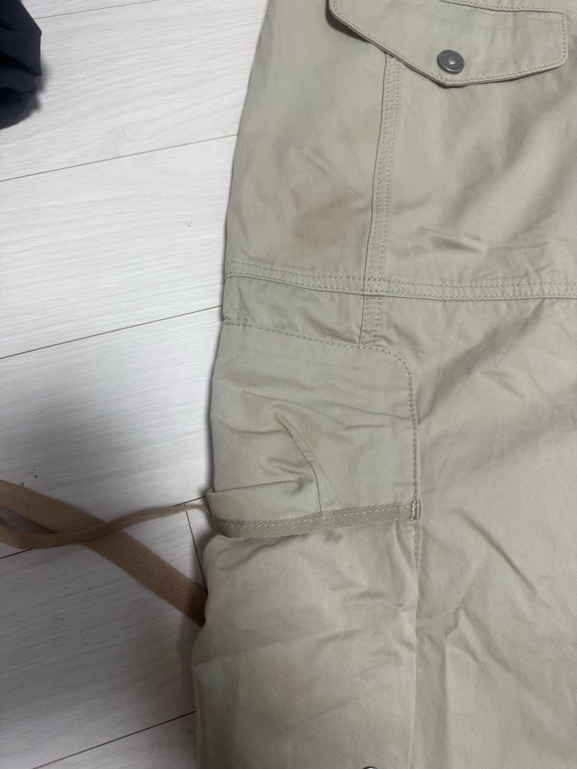 nache 카고스커트 빈티지베이지 상품이미지6