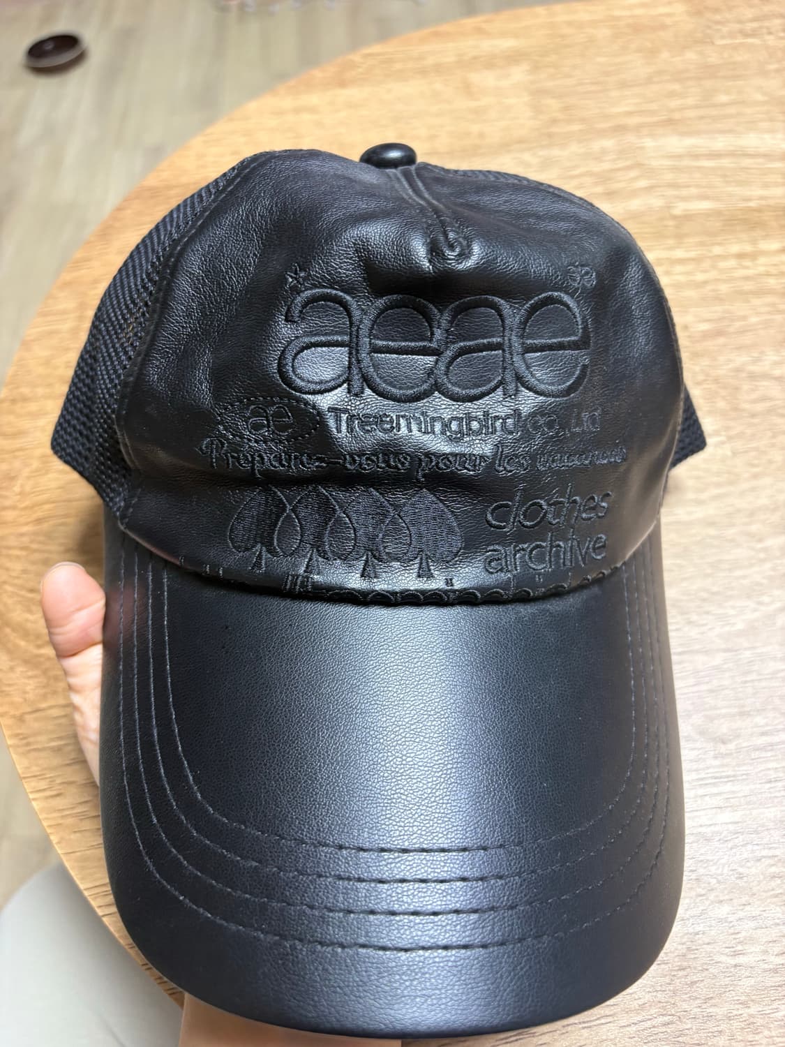 aeae x TREEMINGBIRD 웹로고 메쉬캡(새상품) 상품이미지2