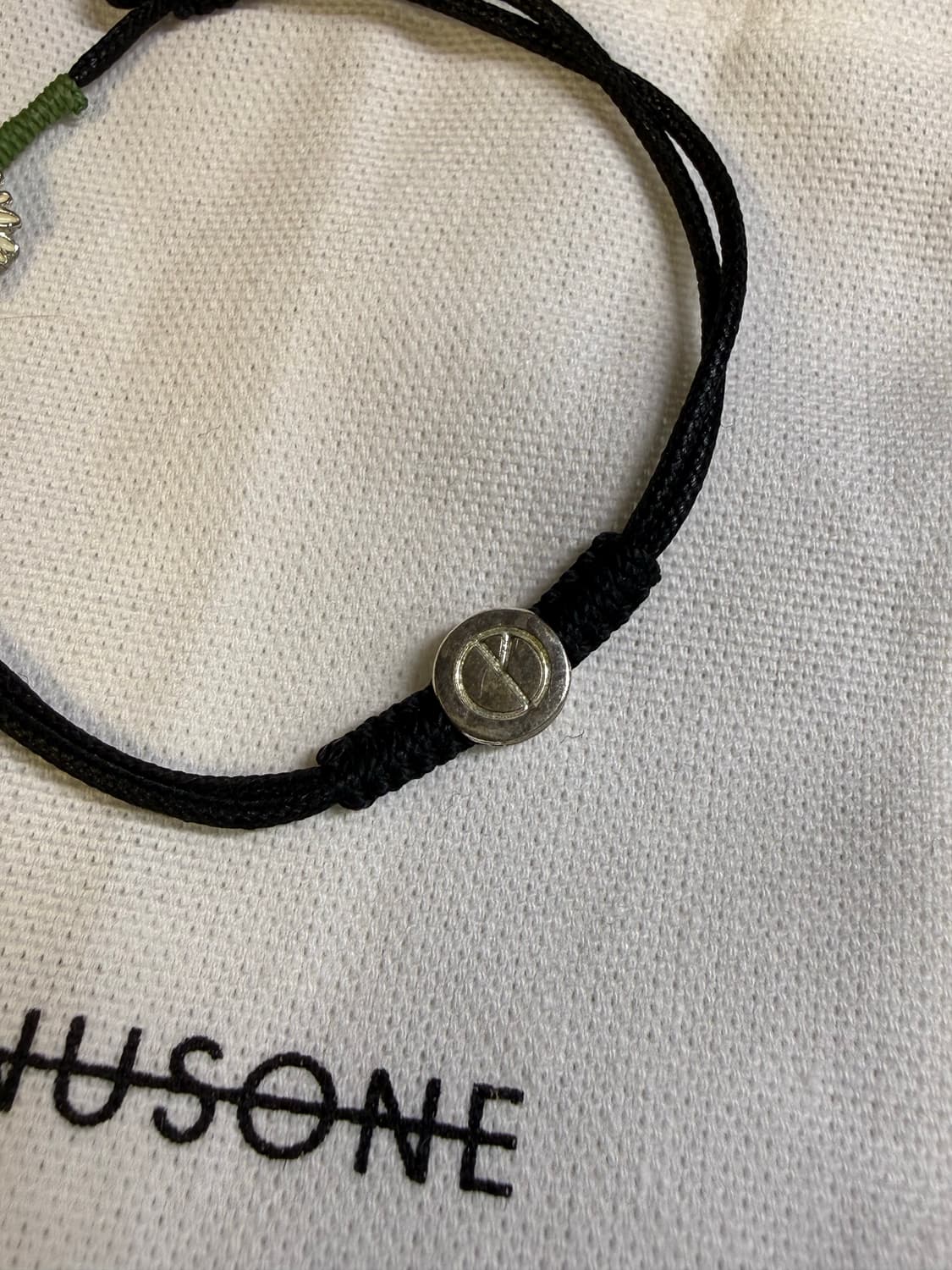 피스마이너스원 스트링 팔찌 #2 블랙 스몰 상품이미지2