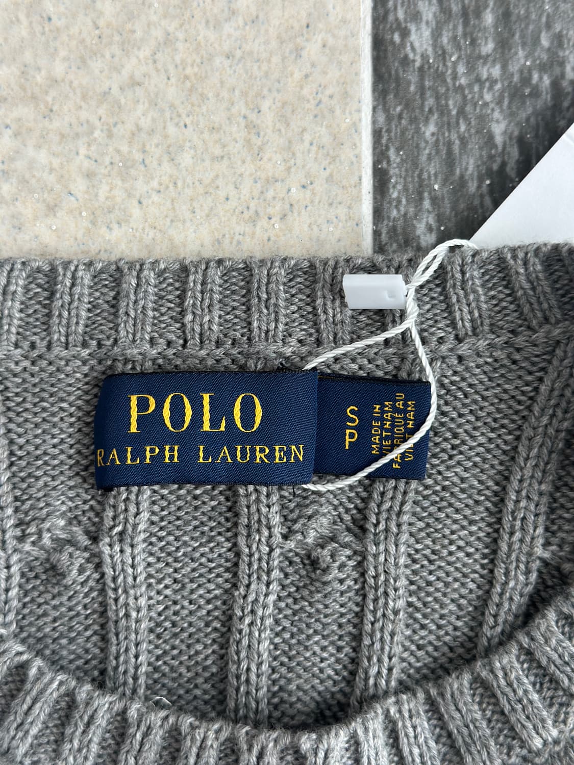 폴로 랄프로렌 그레이 케이블 니트  상품이미지7
