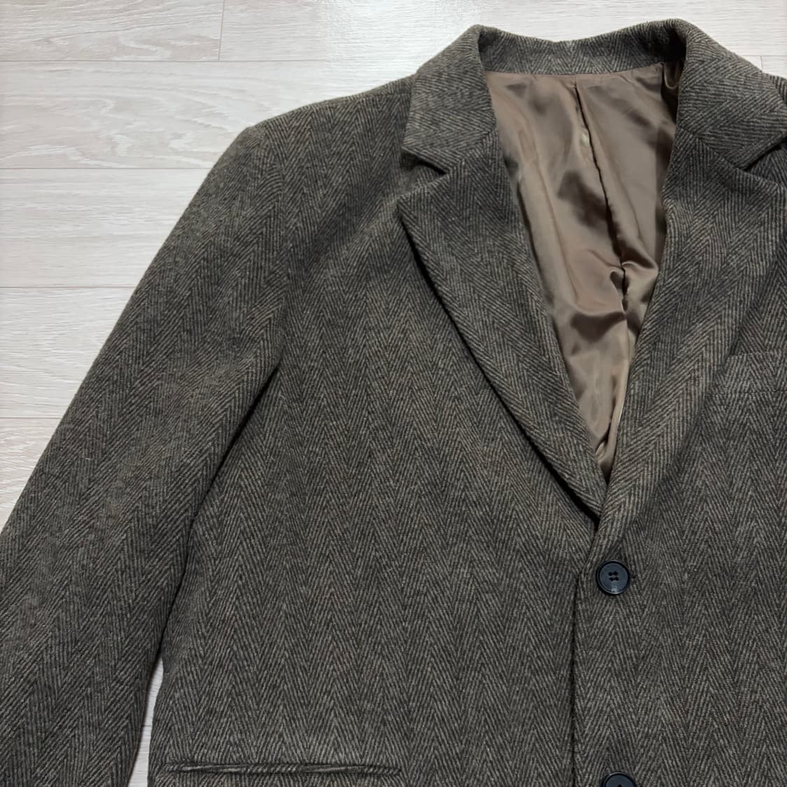 울 헤링본 블레이저 상품이미지5