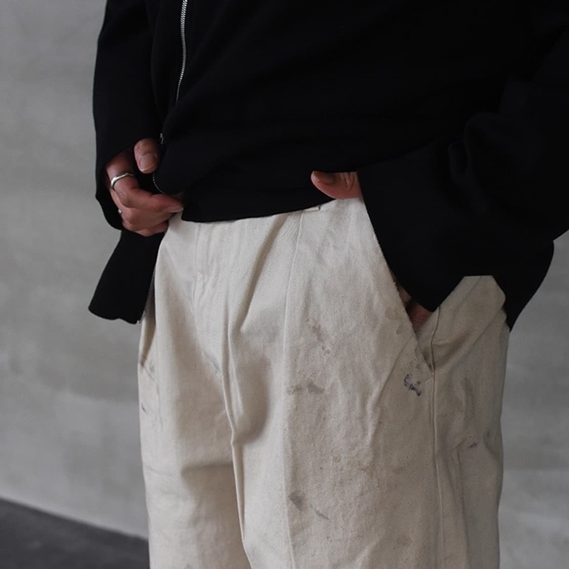 Ancellm– Paint Chino Trousers 상품이미지2