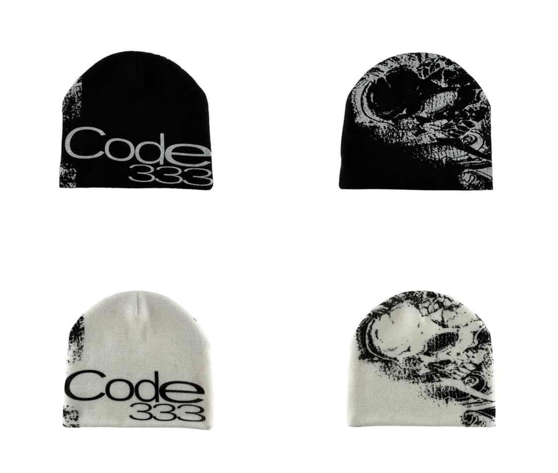 Code 333 Graphic Beanie 상품이미지1