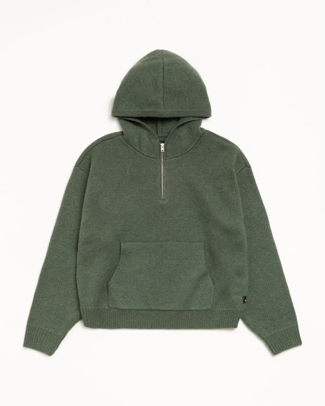 STUSSY QUARTER ZIP KNIT HOODIE 상품이미지1