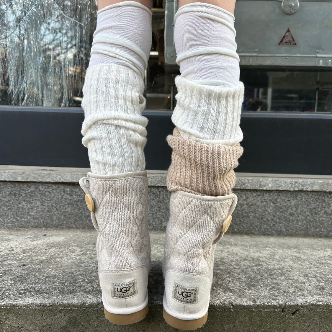 00s 니트 숏 어그 부츠 상품이미지9