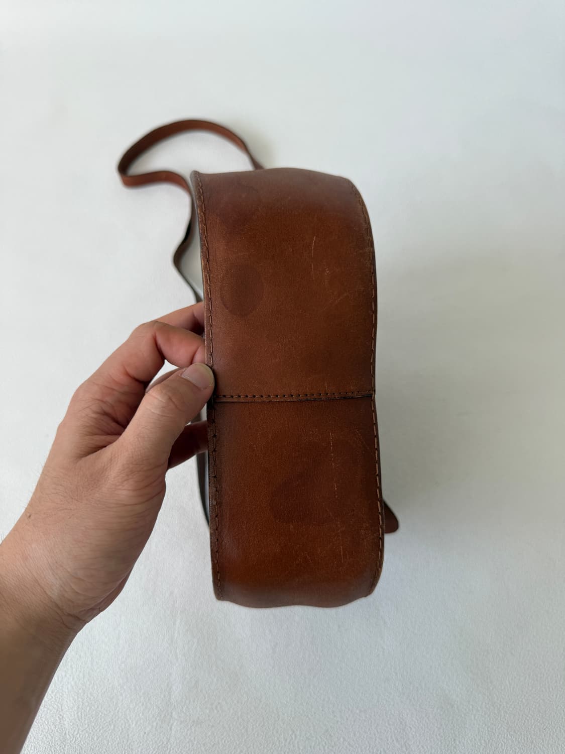 Pre owned 레더 크로스백 상품이미지4