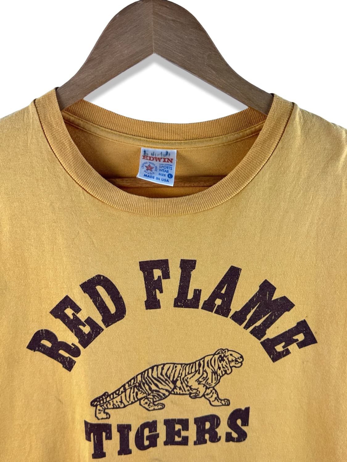 EDWIN 미국생산 RED FLAME TIGERS 티셔츠2469 상품이미지2