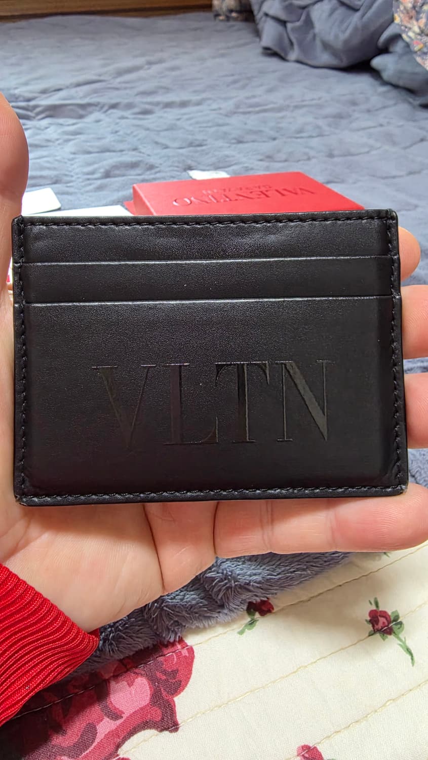 (정품) 발렌티노 VLTN 카드지갑/남녀공용/검정/개인/팝니다. 상품이미지2